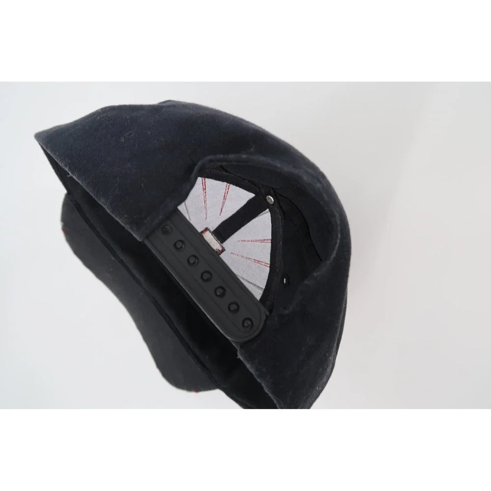 Vintage Alabama Crimson Tide Hat Mens Black Red Sunburst Snapback Cap Radiating